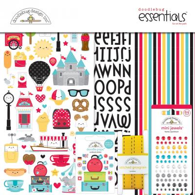 Doodlebug Fun At The Park Designpapier - Essentials Kit